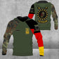 Personalized German Solider/ Veteran Camo With Name And Rank Hoodie 3D Printed - 2812220003