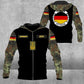 Personalized German Solider/ Veteran Camo With Name And Rank Hoodie 3D Printed - 2812220005