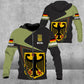 Personalized German Solider/ Veteran Camo With Name And Rank Hoodie 3D Printed - 1672185612