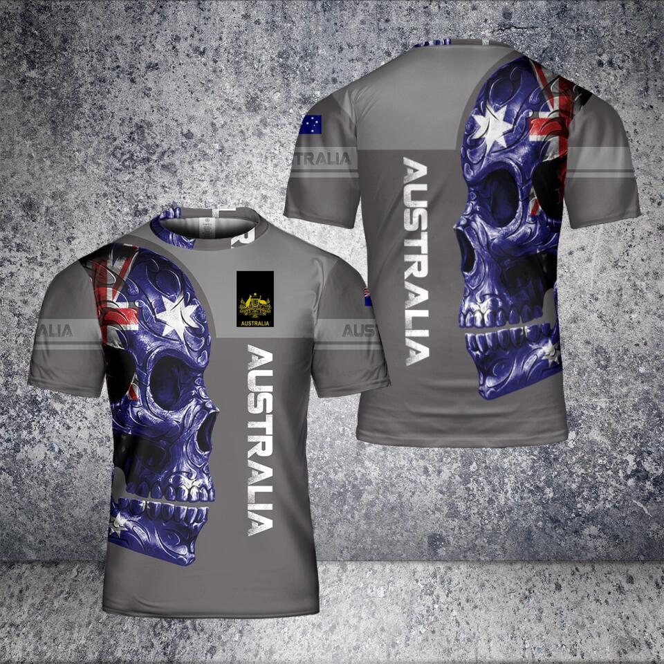 Personalized Australian Solider/ Veteran Camo With Name And Rank T-Shirt 3D Printed - 2812220005