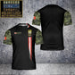 Personalisiertes T-Shirt mit Camouflage-Muster für kanadische Soldaten/Veteranen mit Namen und Rang, 3D-Druck – 2801230002