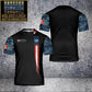 Personalisiertes T-Shirt mit Camouflage-Muster für kanadische Soldaten/Veteranen mit Namen und Rang, 3D-Druck – 2801230002