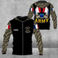 Personalized France Solider/ Veteran Camo With Name And Rank Hoodie 3D Printed - 1675123209