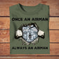 Personalized United Kingdom Solider/ Veteran Camo With Name And Rank T-Shirt - Once A Soldier Always A Soldier - 2502230002
