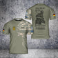 Personalized German Solider/ Veteran Camo With Name And Rank T-Shirt 3D Printed - 1707091204