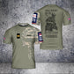 Personalized UK Solider/ Veteran Camo With Name And Rank T-Shirt 3D Printed - 2601240002