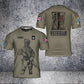 Personalized UK Solider/ Veteran Camo With Name And Rank T-Shirt 3D Printed - 2601240001