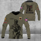 Personalized UK Solider/ Veteran Camo With Name And Rank Hoodie 3D Printed - 1677628801