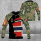 Personalized Norway Soldier/ Veteran Camo With Name And Rank Hoodie 3D Printed - 1303230001