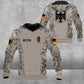 Personalized German Soldier/ Veteran Camo With Name And Rank Hoodie 3D Printed - 16787520
