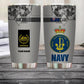 Verre personnalisé à motif camouflage pour vétéran/soldat australien avec rang et nom, imprimé sur toute la surface 0302240001