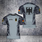 T-shirt personnalisé avec camouflage de soldat/vétéran allemand avec nom et grade imprimé en 3D - 0502240003