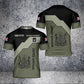 Personalized United Kingdom Solider/ Veteran Camo With Name And Rank T-Shirt 3D Printed - 1680739203