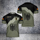 Personalized German Solider/ Veteran Camo With Name And Rank T-Shirt 3D Printed - 1707091201