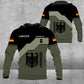 Sweat à capuche personnalisé avec camouflage soldat/vétéran allemand avec nom et grade imprimé en 3D - 3009230001