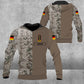 Personalized German Soldier/ Veteran Camo With Name And Rank Hoodie 3D Printed - 1680739206