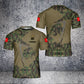 T-shirt personnalisé avec camouflage soldat suisse/vétéran avec nom et grade imprimé en 3D - 2801240002