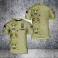 Personalized Australian Solider/ Veteran Camo With Name And Rank T-Shirt 3D Printed - 2001240001