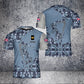 Personalized United Kingdom Solider/ Veteran Camo With Name And Rank T-Shirt 3D Printed - 1680739204