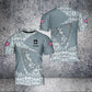 Personalized United Kingdom Solider/ Veteran Camo With Name And Rank T-Shirt 3D Printed - 0604230005