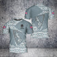 Personalized United Kingdom Solider/ Veteran Camo With Name And Rank T-Shirt 3D Printed - 1680739204