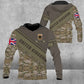 Personalized UK Solider/ Veteran Camo With Name And Rank Hoodie 3D Printed - 3004230001
