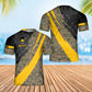 Personalized Sweden Solider/ Veteran Camo With Name And Rank T-Shirt 3D Printed - 1705230002-D04