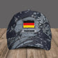 Personalized Name Germany Soldier/Veterans Camo Baseball Cap - 1684368001