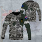 Personalized Australian Soldier/ Veteran Camo With Name And Rank Hoodie - 3005230003- D04