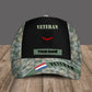 Personalized Rank And Name Netherlands Soldier/Veterans Camo Baseball Cap - 3105230001-D04