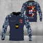 Personalized United Kingdom Soldier/ Veteran Camo With Name And Rank Hoodie - 0106230002- D04