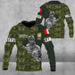 Personalized Canada Soldier/ Veteran Camo With Name And Rank Hoodie - 0606230001