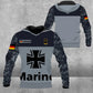 Personalized Germany Soldier/ Veteran Camo With Name And Rank Hoodie - 0606230002