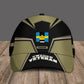 Personalized Rank And Name Sweden Soldier/Veterans Camo Baseball Cap - 0606230001