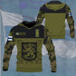 Personalized Finland Soldier/ Veteran Camo With Name And Rank Hoodie - 0906230001