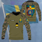 Personalized Sweden Soldier/ Veteran Camo With Name And Rank Hoodie - 1306230001