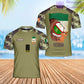Personalized Ireland Solider/ Veteran Camo With Name And Rank T-Shirt 3D Printed - 0202240002