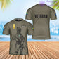 Personalized Sweden Solider/ Veteran Camo With Name And Rank T-Shirt 3D Printed - 0602240001