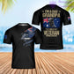Personalized Australia Solider/ Veteran Camo With Name And Rank T-Shirt 3D Printed - 1606230001