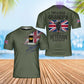 Personalized United Kingdom Solider/ Veteran Camo With Name And Rank T-Shirt 3D Printed - 1706400001
