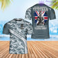 Personalized United Kingdom Solider/ Veteran Camo With Name And Rank T-Shirt 3D Printed - 1606230003