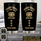 Personalized UK Veteran/ Soldier With Rank And Name Camo Tumbler All Over Printed - 1706832016