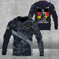 Personalized Germany Soldier/ Veteran Camo With Name And Rank Hoodie - 2106230003