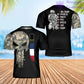 Personalized France Solider/ Veteran Camo With Name And Rank T-Shirt 3D Printed - 2001240003