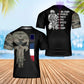 Personalized France Solider/ Veteran Camo With Name And Rank T-Shirt 3D Printed - 2001240003