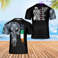 Personalized Ireland Solider/ Veteran Camo With Name And Rank T-Shirt 3D Printed - 2806230001