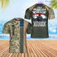 Personalized Netherlands Soldier/ Veteran Camo With Name And Rank T-Shirt 3D Printed - 0302240002