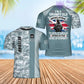 Personalized UK Soldier/ Veteran Camo With Name And Rank T-Shirt 3D Printed - 3001240001