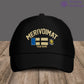 Personalized Rank And Name Finland Soldier/Veterans Camo Baseball Cap Gold Version - 1407230001