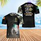 Personalized Ireland Soldier/ Veteran Camo With Name And Rank T-Shirt 3D Printed - 1707004801